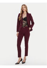 Rinascimento Marynarka CFC0126221003 Bordowy Slim Fit. Kolor: czerwony. Materiał: syntetyk #6