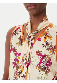 SIMONA CORSELLINI - Simona Corsellini Bluzka P26CPTO01801 Kolorowy Regular Fit. Materiał: satyna. Wzór: kolorowy #2