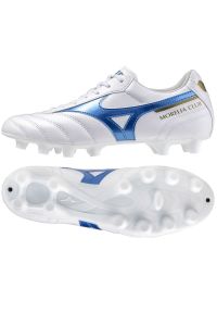 Buty Mizuno Morelia Ii Club Fg M P1GA241625 białe. Kolor: biały. Materiał: syntetyk, skóra. Szerokość cholewki: normalna. Sport: piłka nożna