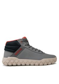 CATerpillar Sneakersy Hex + Mid P111351 Szary. Kolor: szary. Materiał: skóra