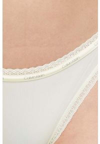 Calvin Klein Underwear stringi kolor żółty. Kolor: żółty #2