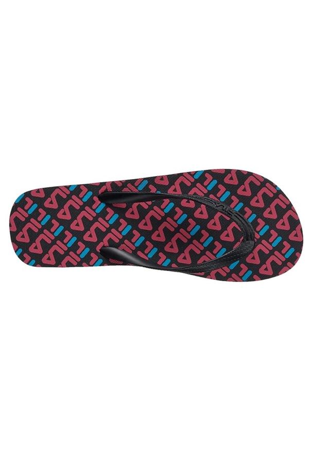 Japonki basenowe damskie Fila Troy Slipper. Kolor: czarny. Styl: sportowy