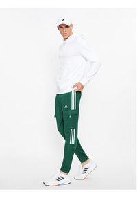 Adidas - adidas Spodnie dresowe IM2918 Zielony Regular Fit. Kolor: zielony. Materiał: syntetyk