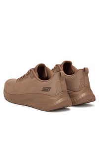 skechers - Skechers Sneakersy Bobs Squad Chaos-Face Off 117209/CLAY Brązowy. Kolor: brązowy. Materiał: materiał #5