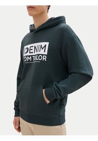 Tom Tailor Denim Bluza 1041482 Zielony Regular Fit. Kolor: zielony. Materiał: bawełna #4