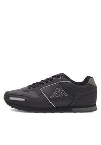 Kappa Sneakersy Logo Voghera 5 3112H5W-A00 Czarny. Kolor: czarny. Materiał: skóra