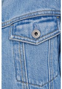 Pepe Jeans Kurtka jeansowa damska przejściowa oversize. Kolor: niebieski #3