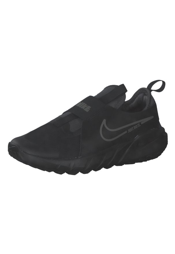 Buty do biegania dla dzieci Nike Flex Runner 2. Kolor: czarny. Materiał: syntetyk, materiał. Szerokość cholewki: normalna. Model: Nike Flex. Sport: bieganie