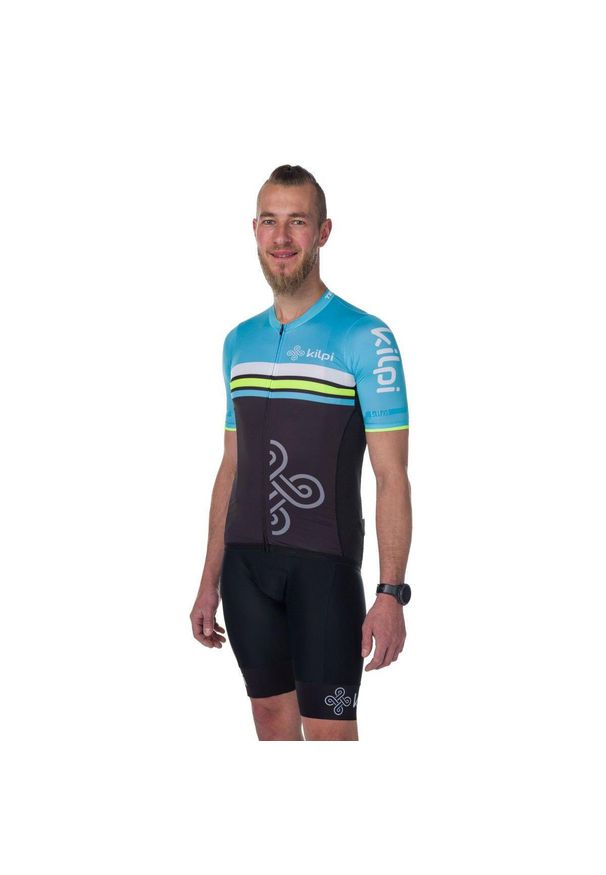 Męska koszulka kolarska Kilpi CORRIDOR-M. Kolor: niebieski. Sport: kolarstwo