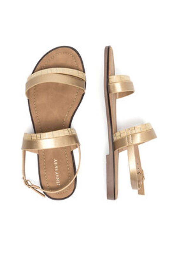 Jenny Fairy Sandały WYL0710-8 Złoty. Kolor: złoty. Materiał: syntetyk