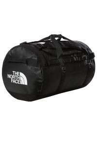 Torba The North Face Base Camp Duffel L 0A52SBKY41 - czarna. Kolor: czarny. Materiał: nylon. Wzór: paski. Sport: fitness