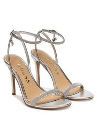 Guess Sandały FLJCHR SAT03 Srebrny. Kolor: srebrny. Materiał: skóra #5