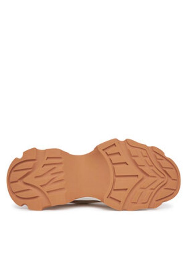 Steve Madden Sneakersy Zoomz SM11002327 Złoty. Kolor: złoty. Materiał: materiał