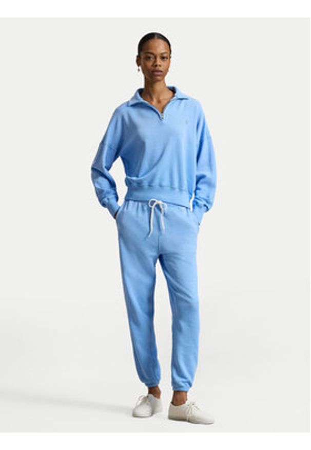 Polo Ralph Lauren Spodnie dresowe 211971694503 Niebieski Tapered Fit. Kolor: niebieski. Materiał: bawełna