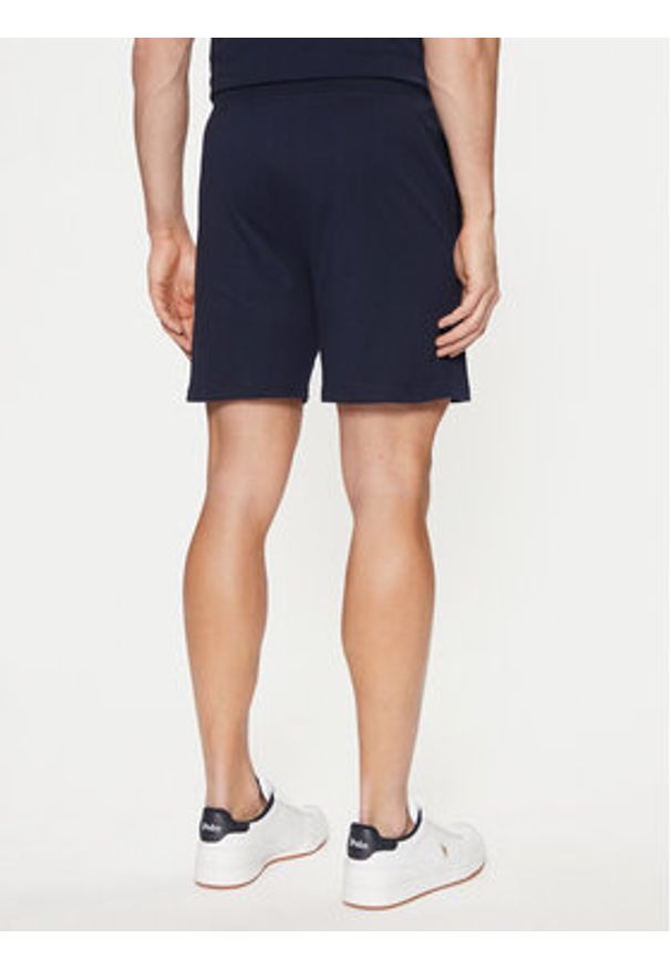 Polo Ralph Lauren Szorty sportowe 714965506004 Granatowy Slim Fit. Kolor: niebieski. Materiał: bawełna. Styl: sportowy