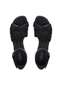 Clarks Sandały Desirae Lily 26171172 Czarny. Kolor: czarny. Materiał: skóra #4