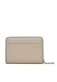 MICHAEL Michael Kors Mały Portfel Damski 32T4SJ6Z5L Beżowy. Kolor: beżowy. Materiał: skóra #3