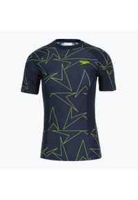 Koszulka do pływania damska Speedo Boomstar Allover Rash Top. Kolor: niebieski
