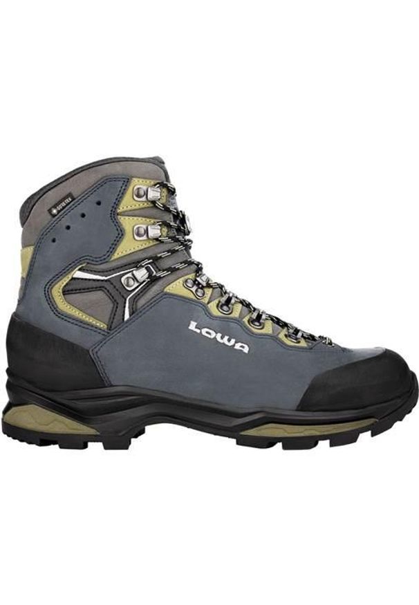 Buty trekkingowe męskie Lowa Camino Evo Gtx. Wysokość cholewki: za kostkę. Zapięcie: sznurówki. Kolor: szary. Materiał: materiał. Szerokość cholewki: normalna. Sport: turystyka piesza
