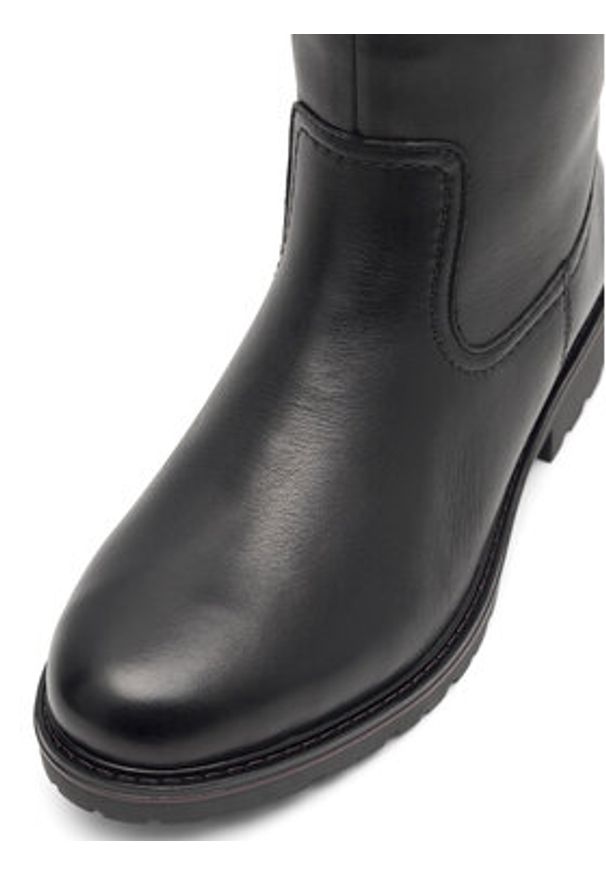 Remonte Oficerki R6576-01 Czarny. Kolor: czarny. Materiał: skóra