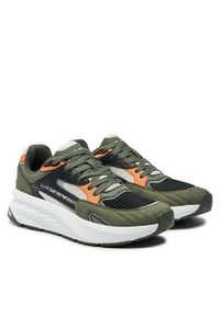 EA7 Emporio Armani Sneakersy X8X178 XK382 U035 Zielony. Kolor: zielony. Materiał: materiał #3