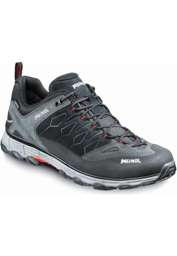 MEINDL - Buty turystyczne męskie Meindl Lite Trail Gore-Tex. Zapięcie: sznurówki. Kolor: czerwony, wielokolorowy, szary, brązowy. Materiał: materiał, syntetyk. Szerokość cholewki: normalna. Technologia: Gore-Tex. Sport: turystyka piesza