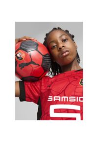 Puma - Młodzieżowa koszulka domowa Stade Rennais F.C. 24/25 PUMA Red Black. Kolor: czerwony, wielokolorowy, czarny
