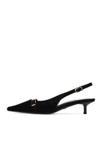 Gino Rossi - GINO ROSSI Czółenka EO-V2182-21 Czarny. Kolor: czarny. Materiał: zamsz, skóra #6