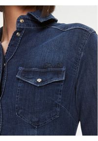 Liu Jo Koszula jeansowa UF3048 D4051 Granatowy Regular Fit. Kolor: niebieski. Materiał: jeans, bawełna #3