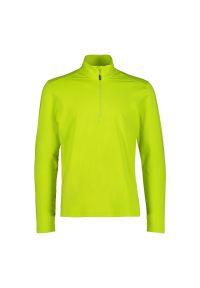 Bluza męska CMP 30L1097. Kolor: zielony. Materiał: polar. Sport: turystyka piesza