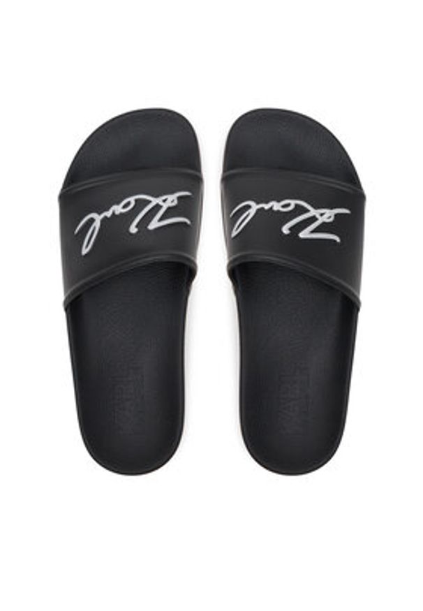 Karl Lagerfeld - KARL LAGERFELD Klapki Kondo 2.0 KL80910 Czarny. Kolor: czarny. Materiał: syntetyk