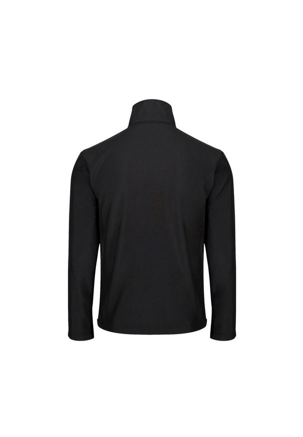 Regatta - Męski Softshell Honestly Made. Kolor: czarny. Materiał: softshell. Sport: turystyka piesza