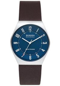 Skagen - SKAGEN ZEGAREK GRENEN SOLAR SKW6838. Materiał: skóra