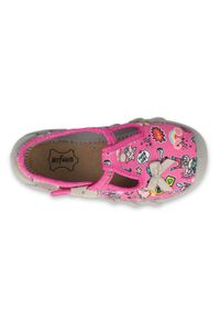 Befado obuwie dziecięce 110P457 różowe. Kolor: różowy. Materiał: bawełna, tkanina #3