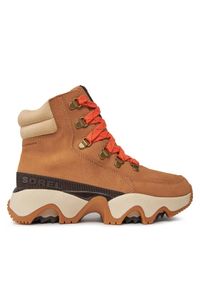 sorel - Sorel Trapery Kinetic™ Impact Conquest Wp NL5040-253 Brązowy. Kolor: brązowy. Materiał: zamsz, skóra