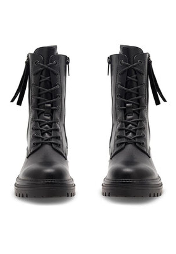 Jenny Fairy Trzewiki KAILA WS17001-04 Czarny. Kolor: czarny. Materiał: skóra