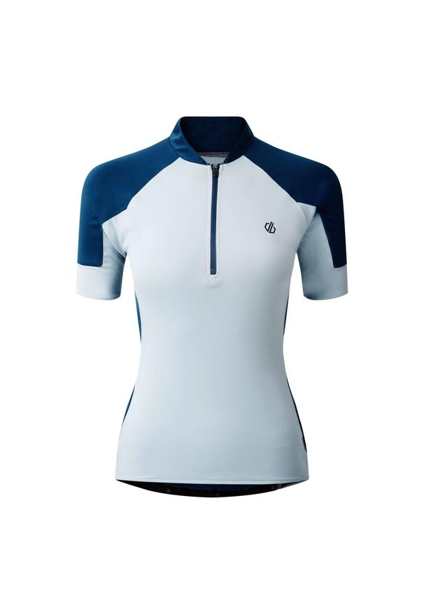 DARE 2B - Koszulka Damska Typu Flutter. Kolor: turkusowy, szary, niebieski, wielokolorowy. Sport: kolarstwo