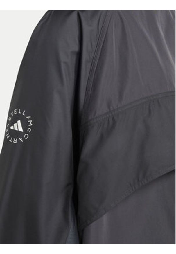 Adidas by Stella McCartney - adidas by Stella McCartney Kurtka anorak Stella McCartney True Nature JG1066 Czarny Oversize. Kolor: czarny. Materiał: syntetyk