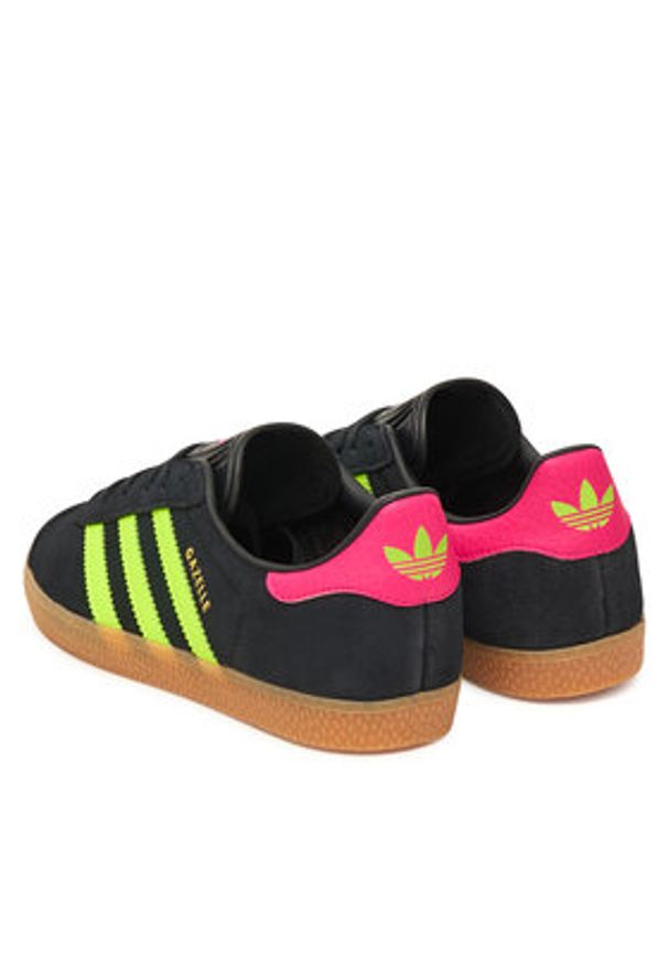 Adidas - adidas Sneakersy Gazelle JQ5994 Czarny. Kolor: czarny. Materiał: zamsz, skóra. Model: Adidas Gazelle