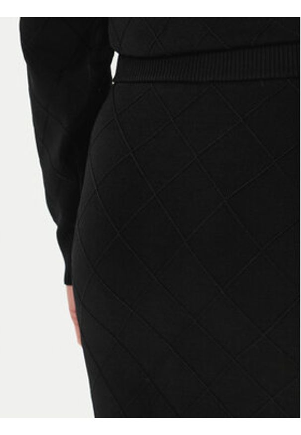 Marciano Guess Spódnica midi 5YGD29 5036Z Czarny Slim Fit. Kolor: czarny. Materiał: wiskoza