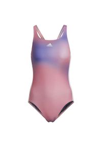 Strój kąpielowy damski Adidas Melbourne jednoczęściowy sportowy. Kolor: biały, różowy, niebieski, wielokolorowy. Materiał: poliamid, elastan