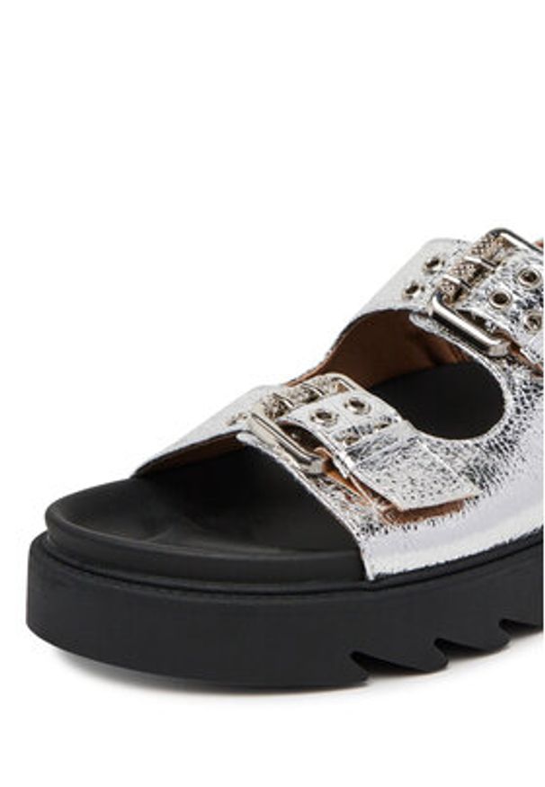 DeeZee Sandały HY62275-1 Srebrny. Kolor: srebrny. Materiał: materiał, syntetyk