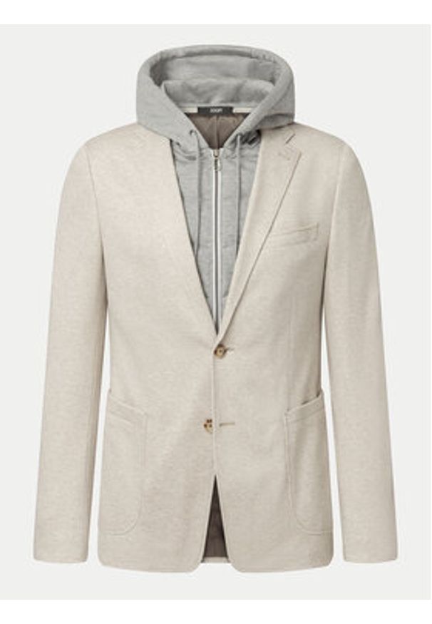 JOOP! Marynarka 17 JB-80Havardy-J12 30045045 Beżowy Slim Fit. Kolor: beżowy. Materiał: syntetyk