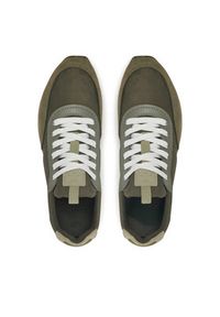 Weekend Max Mara Sneakersy 2515761074650 Khaki. Kolor: brązowy. Materiał: skóra