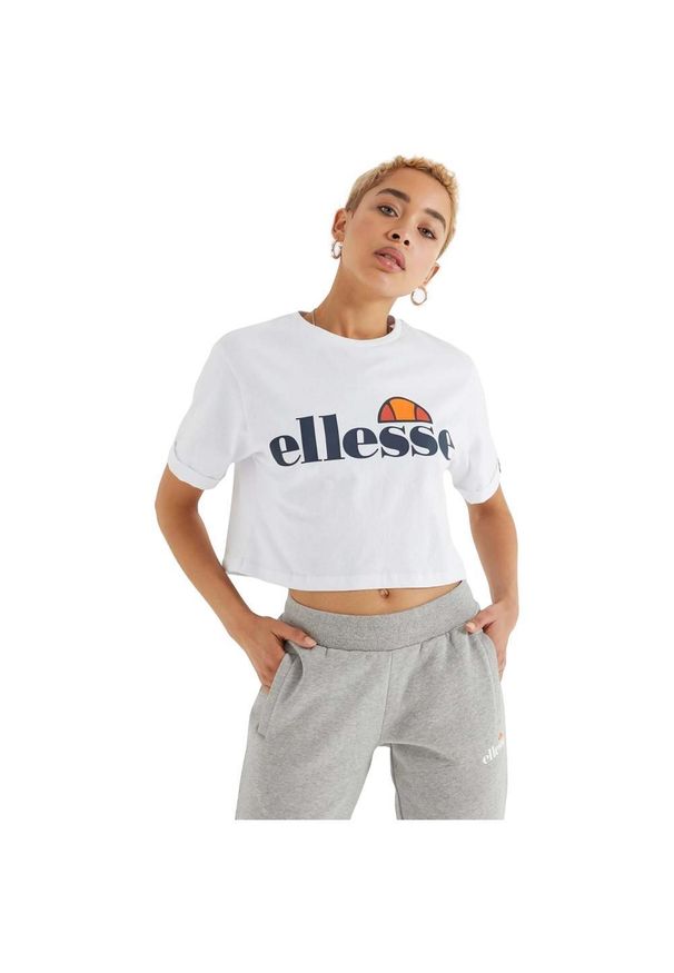 Koszulka damska Ellesse Alberta. Kolor: biały. Sport: turystyka piesza