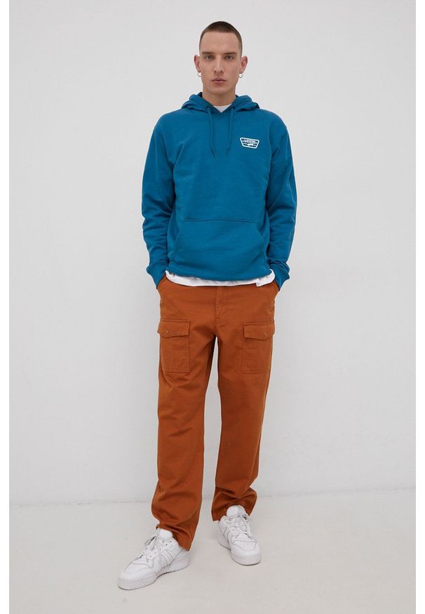 Levi's® - Levi's Spodnie męskie kolor brązowy w fasonie chinos. Okazja: na spotkanie biznesowe. Kolor: brązowy. Materiał: włókno, tkanina. Styl: biznesowy