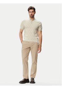 Guess Polo M6YR10 Z0915 Beżowy Regular Fit. Typ kołnierza: polo. Kolor: beżowy. Materiał: syntetyk #4