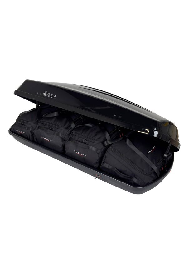 KJUST - Torby Do Boksu Dachowego Modula Ciao 430 4Szt Kjust. Kolor: czarny. Styl: sportowy