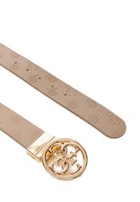 Guess Pasek Damski BW9253 P5335 Beżowy. Kolor: beżowy. Materiał: skóra #4