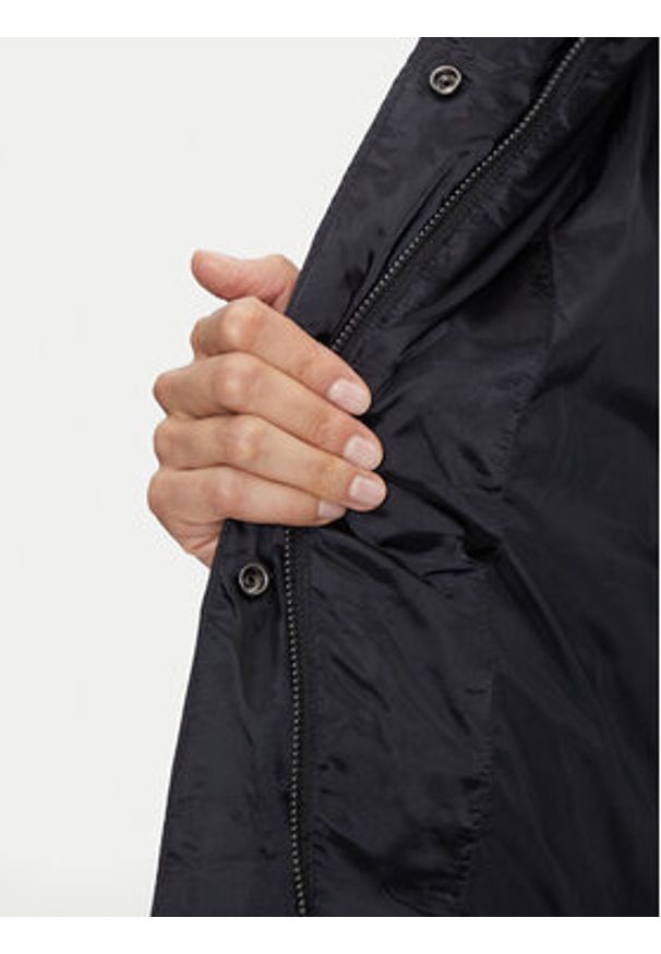 Calvin Klein Płaszcz zimowy K20K207728 Czarny Slim Fit. Kolor: czarny. Materiał: syntetyk. Sezon: zima